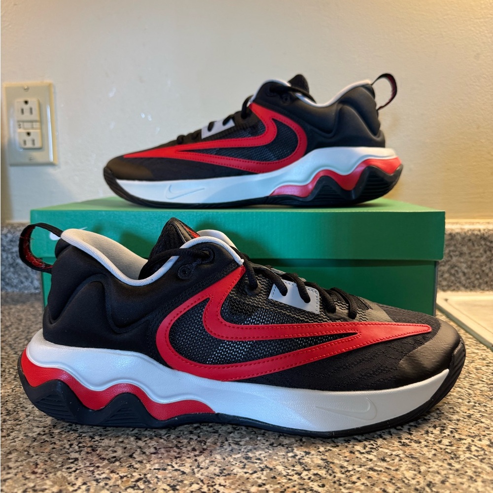Nike Giannis Immortality 3 Black Red Basketball Shoe DZ7533-004 Men's Sizes